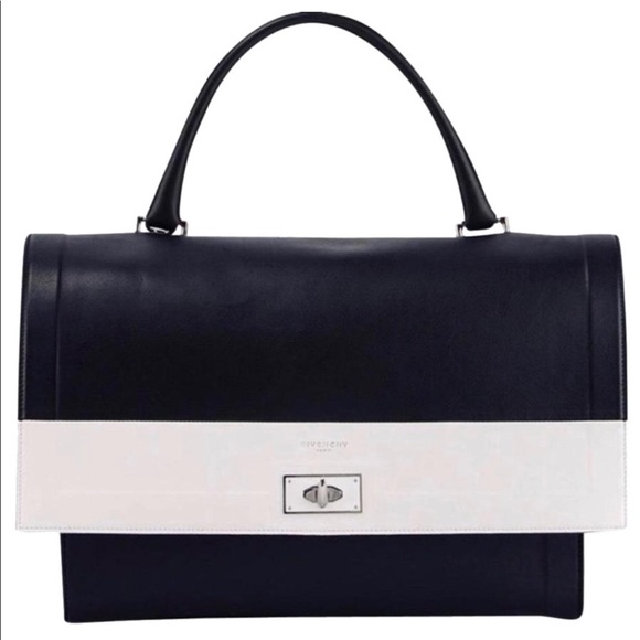 ❤️TRADED❤️ RARE Givenchy BiColor Shark Satchel - Picture 6 of 8